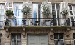 Balcon 20 rue de Saintonge à Paris