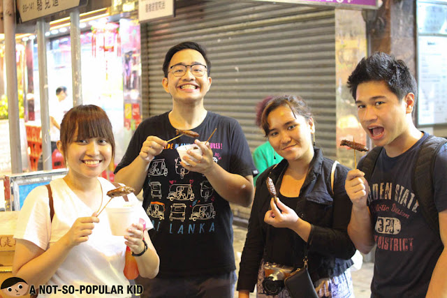 Melle, Emil, Jieza and Alvin in Wan Chai, Hong Kong