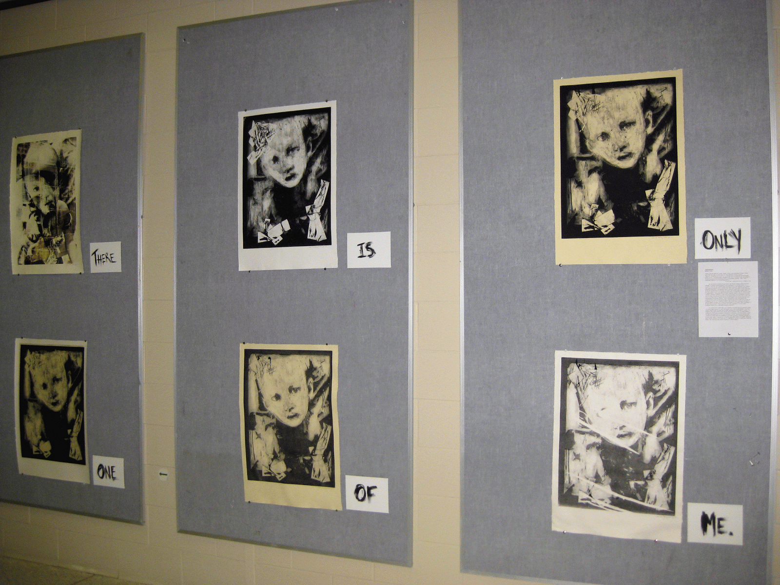 Brittney Caudle Digital Imaging Final project matrix and prints