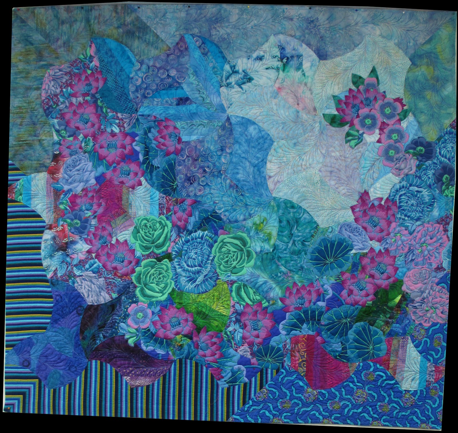 TumbleTalk Quilt Art By Carol Ayotte