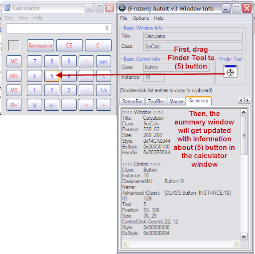 Code Seeker Getting Familiar with AutoIt3 Window Info Tool
