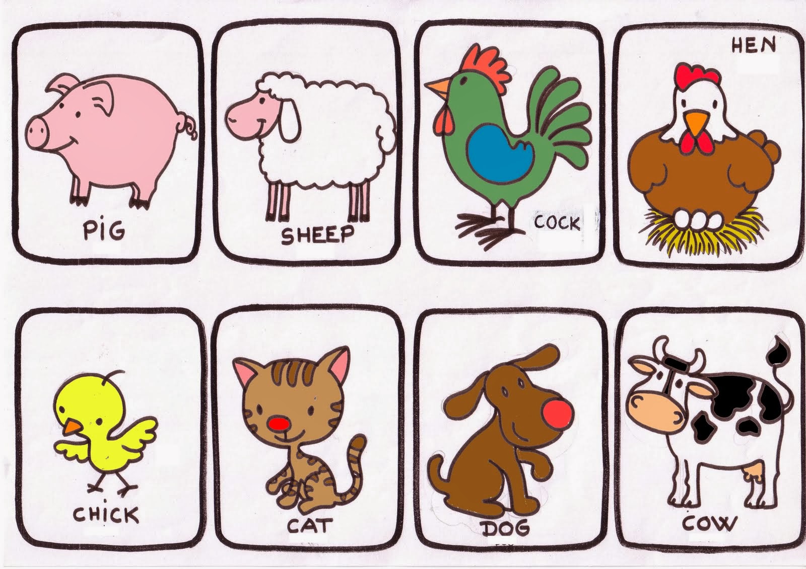 LOS PITUFOS DE PRIMARIA FICHAS INGLES