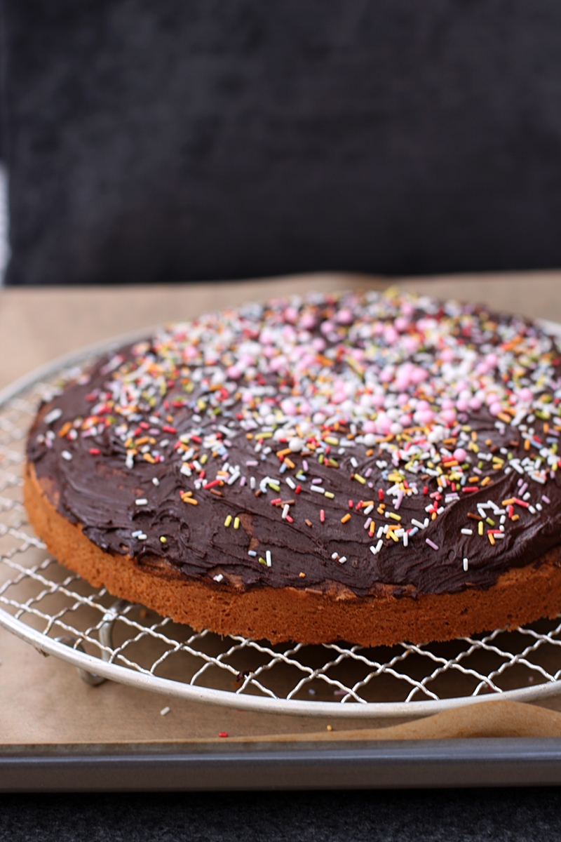 Wolkenfees Küchenwerkstatt: Sprinkle Schoko-Whiskey Cake