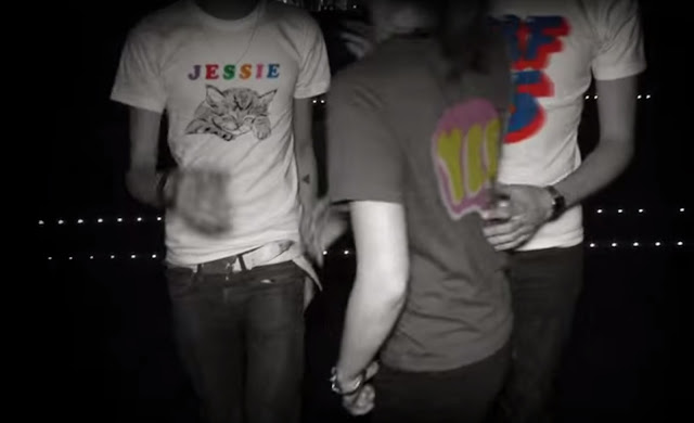 Jessie Chaton Tshirt clip video Justice Dance