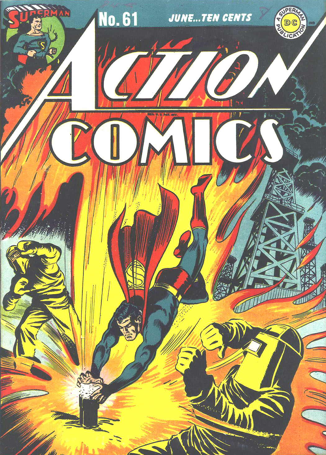 Read online Action Comics (1938) comic -  Issue #61 - 1