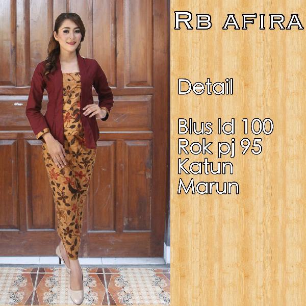 Harga Baju Batik Rok dan Blouse RB Afira