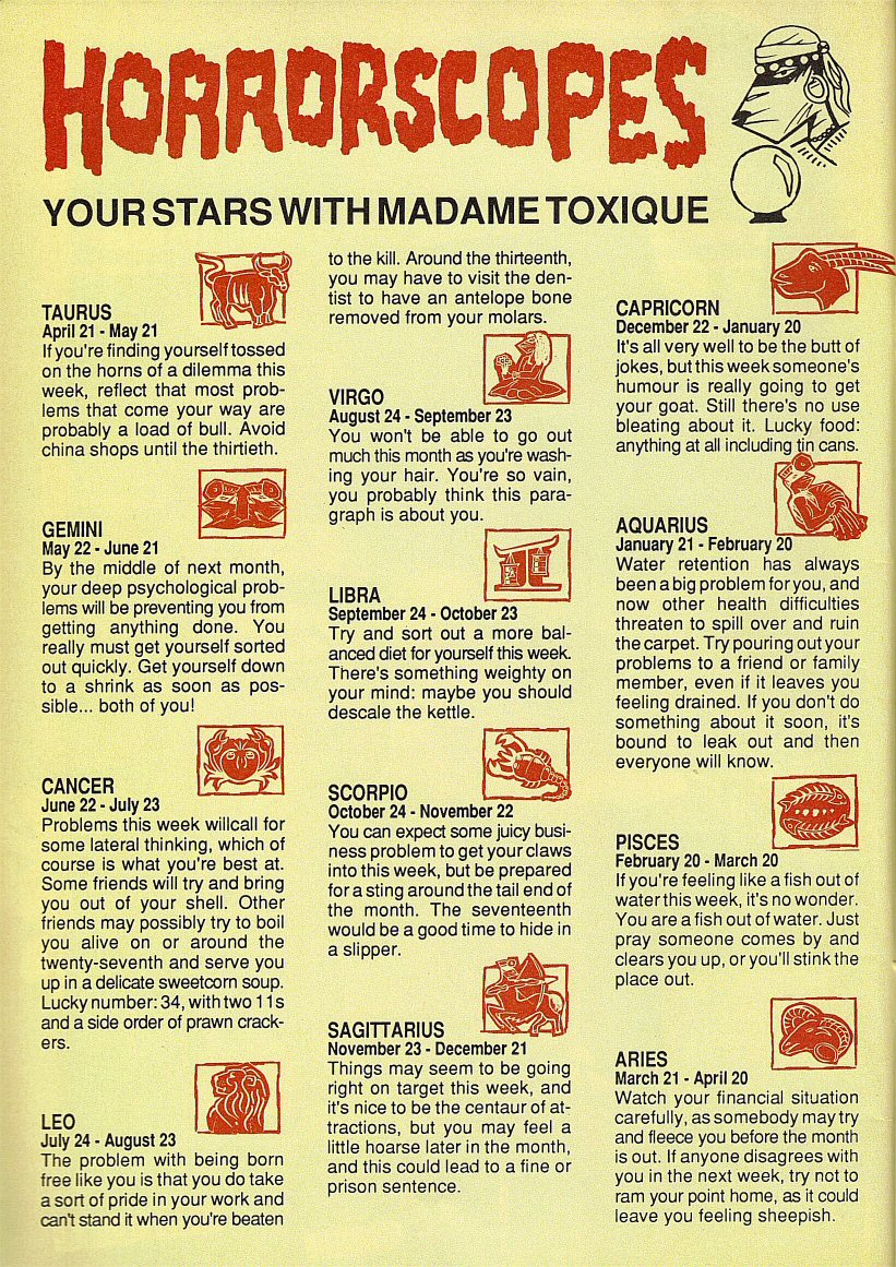 Read online Toxic! comic -  Issue #9 - 12