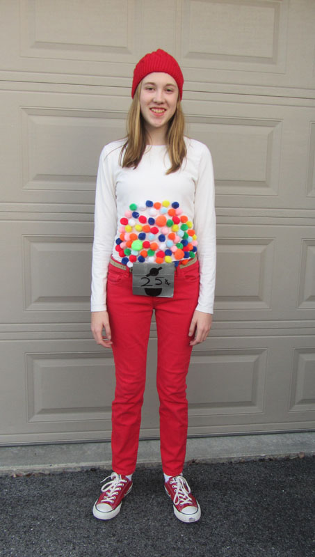 Controlling Craziness Diy Gumball Machine Costume - Diy Bubblegum Costume Controlling Craziness Diy Gumball Machine Costume - Diy Bubblegum Costume