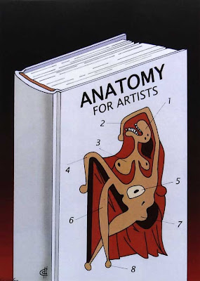 Anatomy cartoon