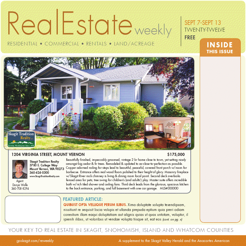 Craftsman 1204 The Cover of Real Estate Weekly