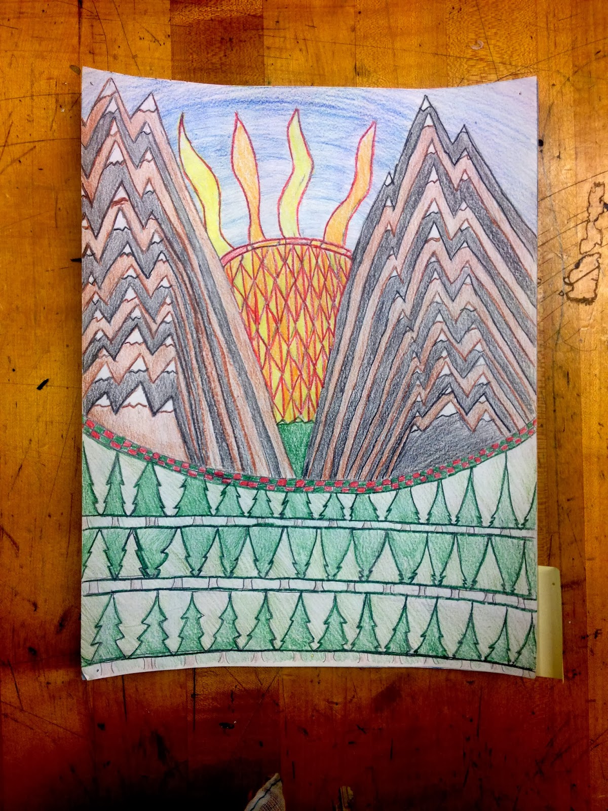 creat[ed] Art Studio 508 in Tessellations High School Art Lessons