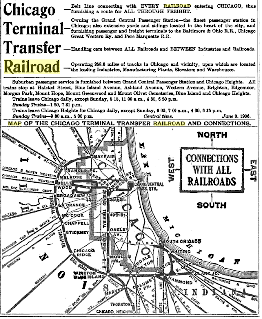 Industrial History Chicago Terminal Transfer Railroad (later B&OCT) Overview