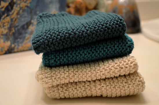 Art Threads: Knit Washcloths