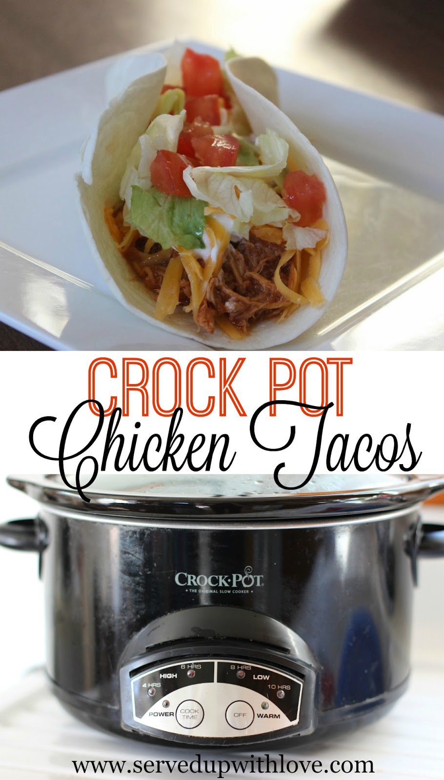 Served Up With Love Crock Pot Chicken Tacos