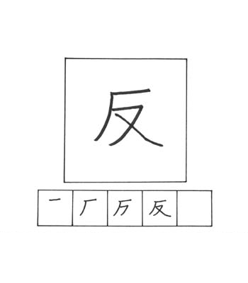 kanji menentang