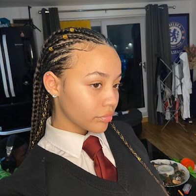It is the season of wearing new bob box braids hairstyles ✘ 39 Cute Lemonade Bob Box Braids Ponytails With Cornrows