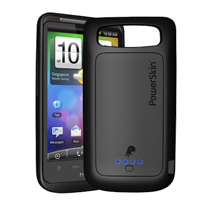 Android Gadget : Das Powerskin ® für das HTC Desire HD im Test - Das Handy wird zum Arbeitstier ( 6 Bilder - 1 Video )