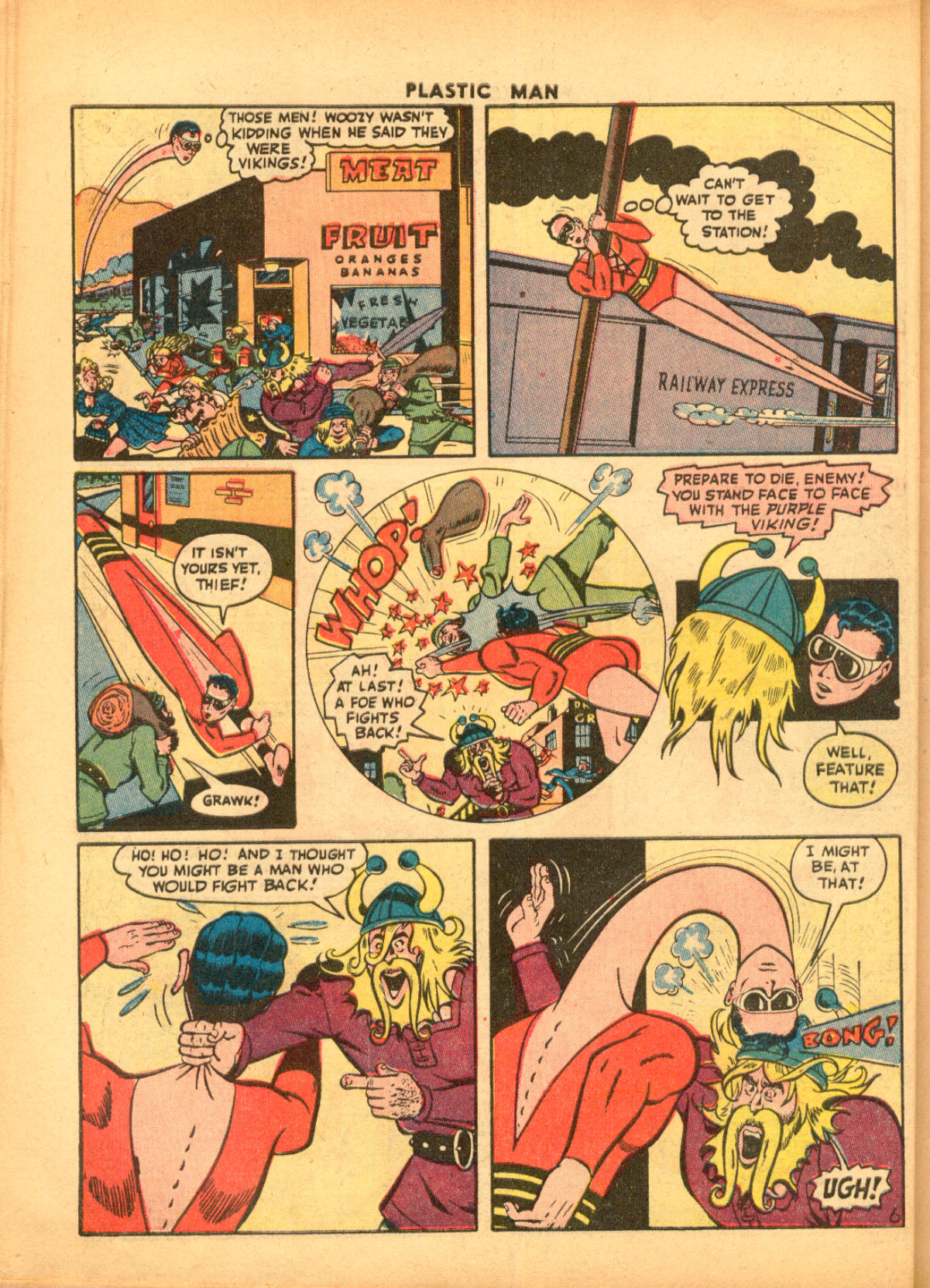 Read online Plastic Man (1943) comic -  Issue #4 - 8