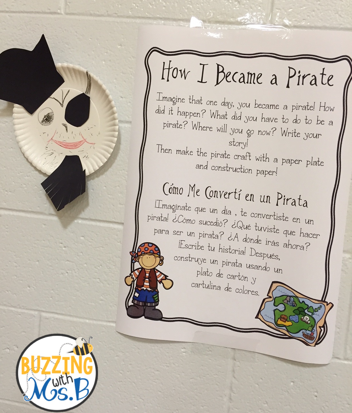 Buzzing with Ms. B: Pirate Family Literacy Night