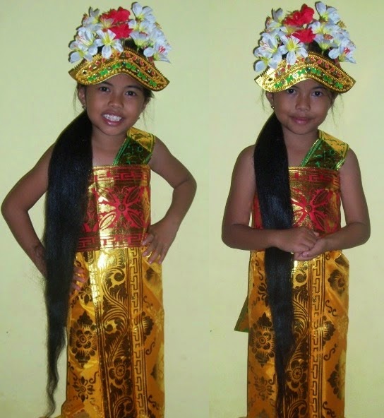 BA 030 Baju Adat Tari Legong Bali Pakaian Adat Anak