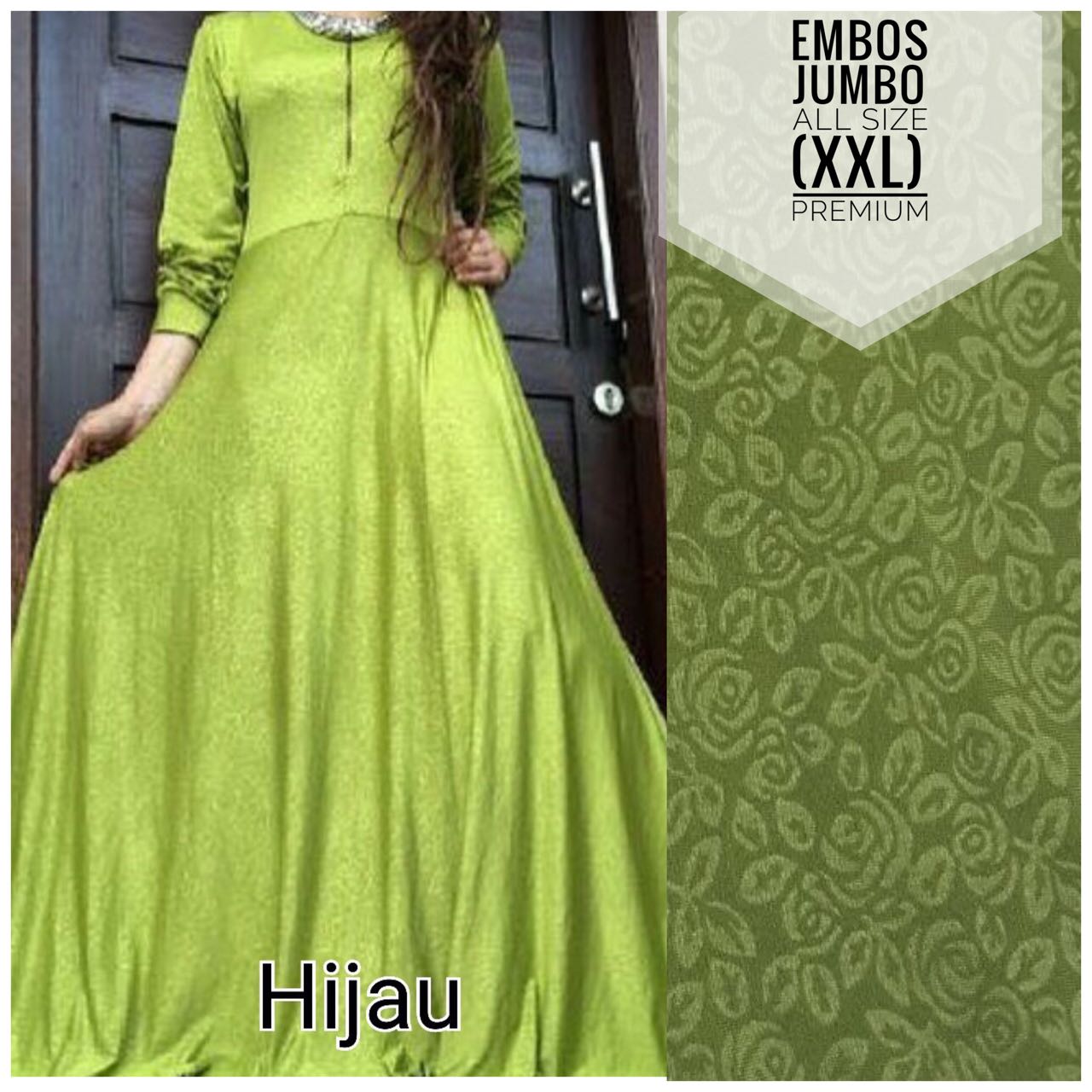 Embos Jumbo gamis jersey embos jumbo fit jamilah colection pusat Embos Jumbo gamis jersey embos jumbo fit jamilah colection pusat
