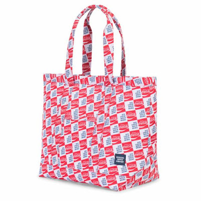 Herschel Supply Co red white and blue tote