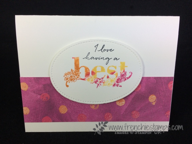 Happy Wishes, Stampin'Up! Sale a Bration, Touch of Textures, Baby Wipe technique, Frenchiestamps, Stitched Framelits