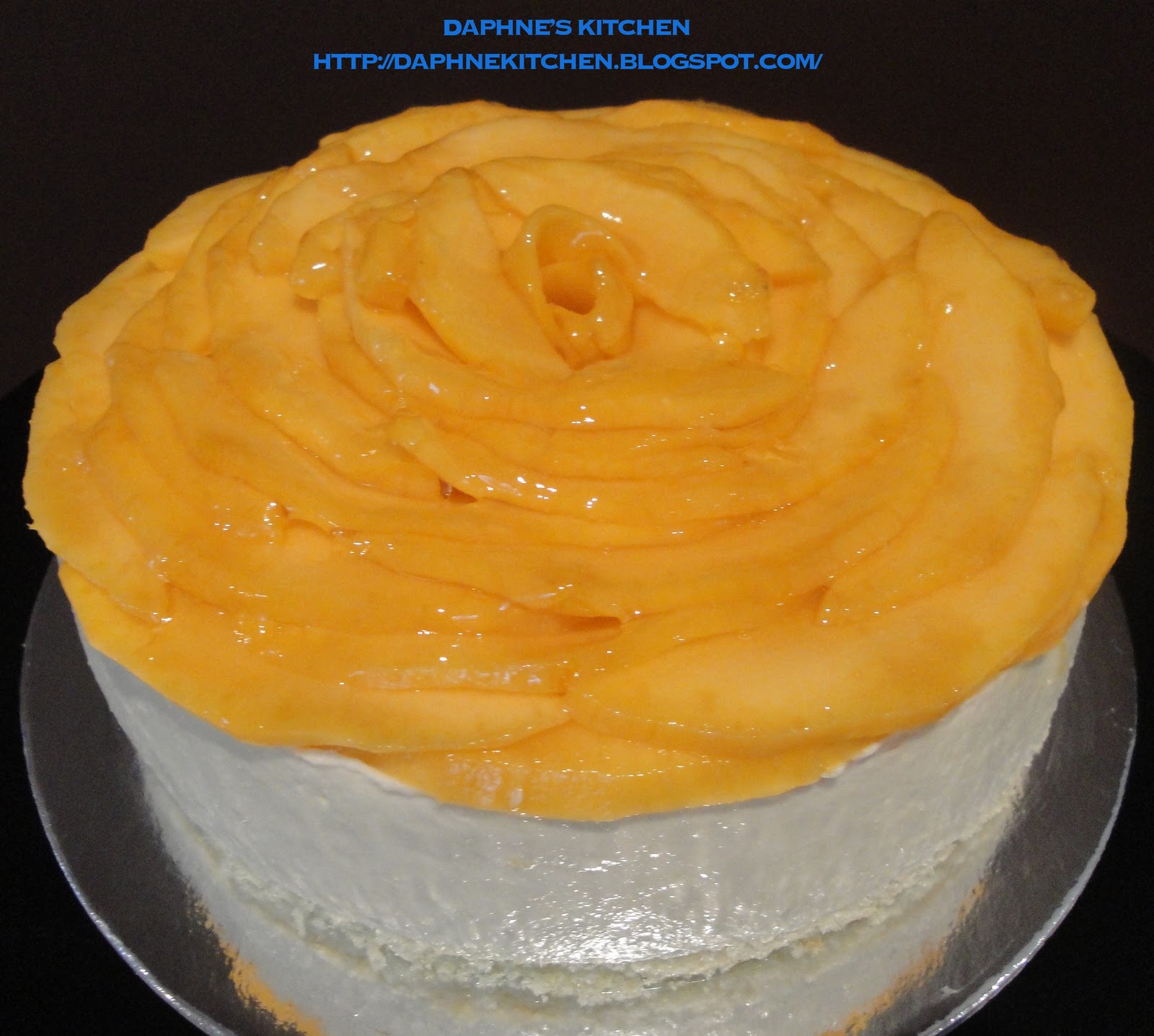 Daphne's Kitchen Mango CheeseCake with lots of MANGO