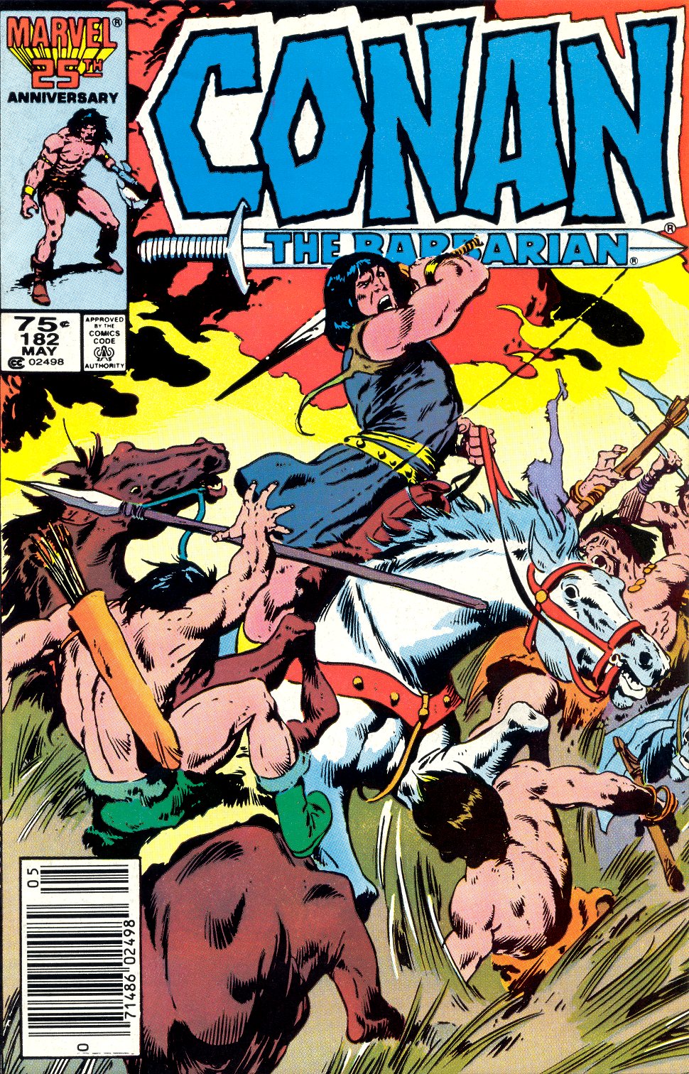Read online Conan the Barbarian (1970) comic -  Issue #182 - 1