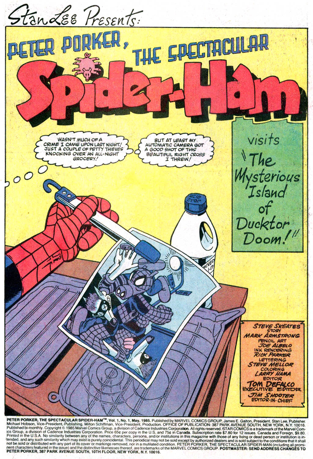 Read online Peter Porker, The Spectacular Spider-Ham comic -  Issue #1 - 2