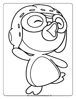 penguin coloring sheets