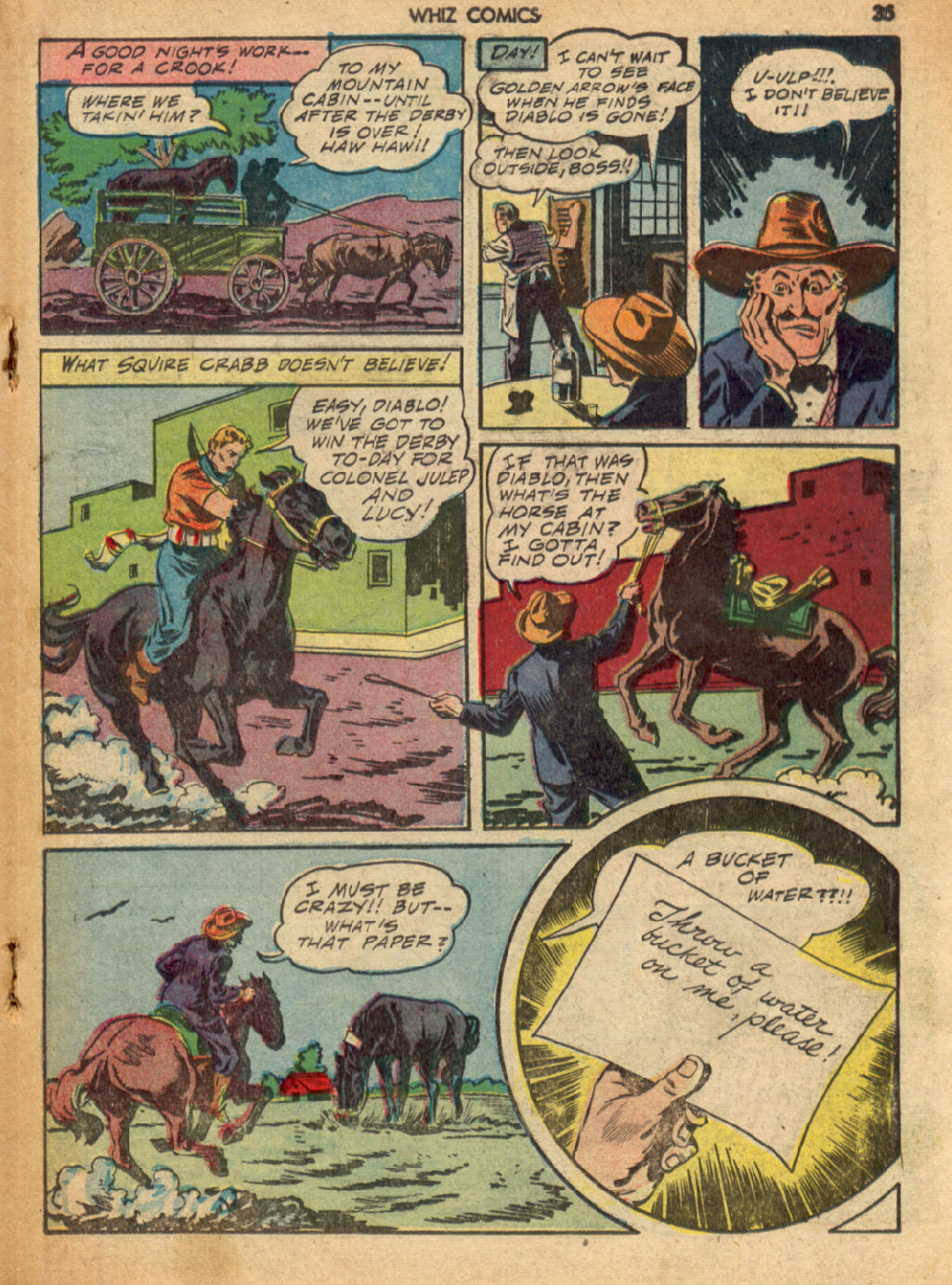 Read online WHIZ Comics comic - Issue #33 - 35