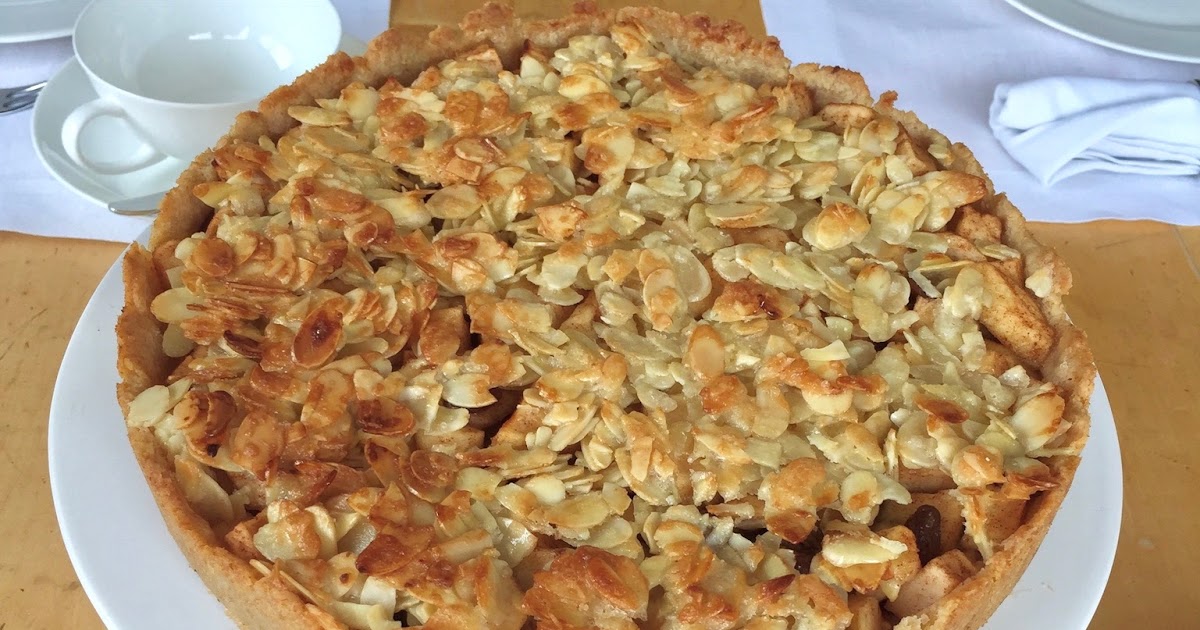 CUISINER BIEN : Apfelkuchen mit Mandelkrokant-Kruste