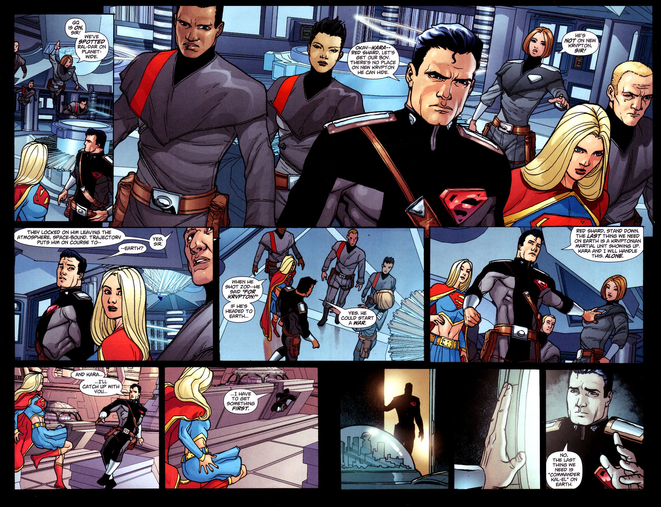 Read online Superman: World of New Krypton comic -  Issue #6 - 16