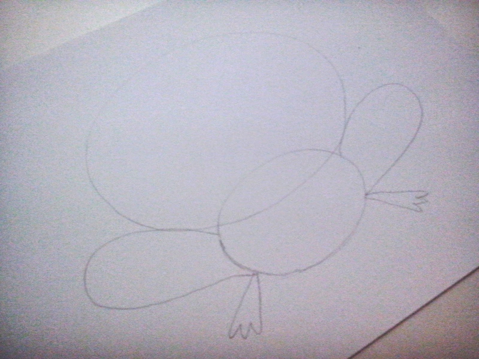 cómo dibujar una rana a partir de círculos