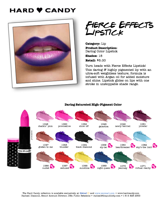 A RUP LIFE Hard Candy’s New Fierce Effects Lipstick REVIEW