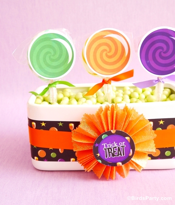 DIY Halloween Candy & Lollipop Party Centerpiece Party Ideas Party