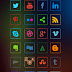 PSD: Social Media Line Icons Set (Blank + Dark)