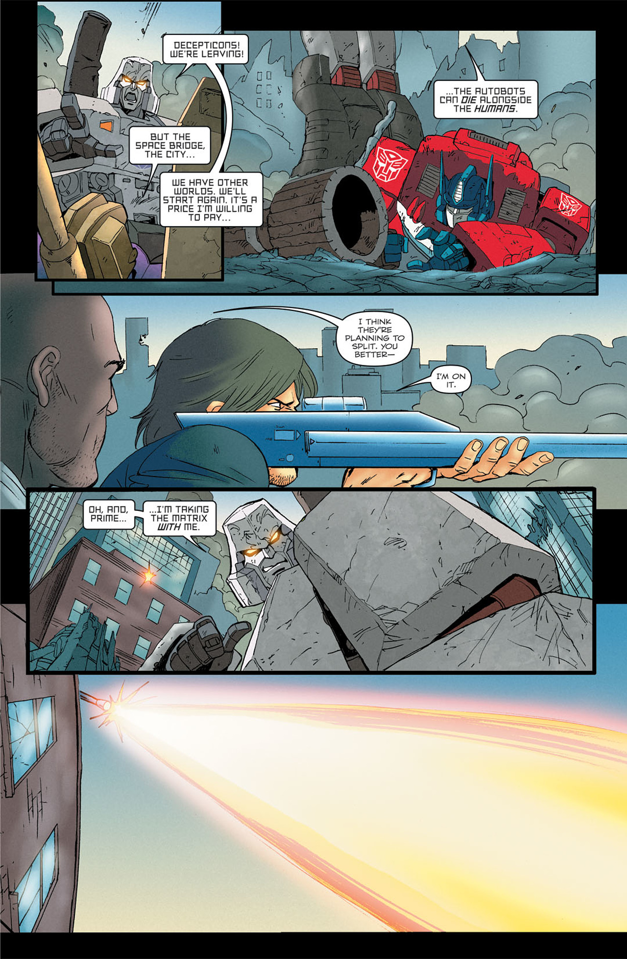 Read online The Transformers: All Hail Megatron comic -  Issue #12 - 15