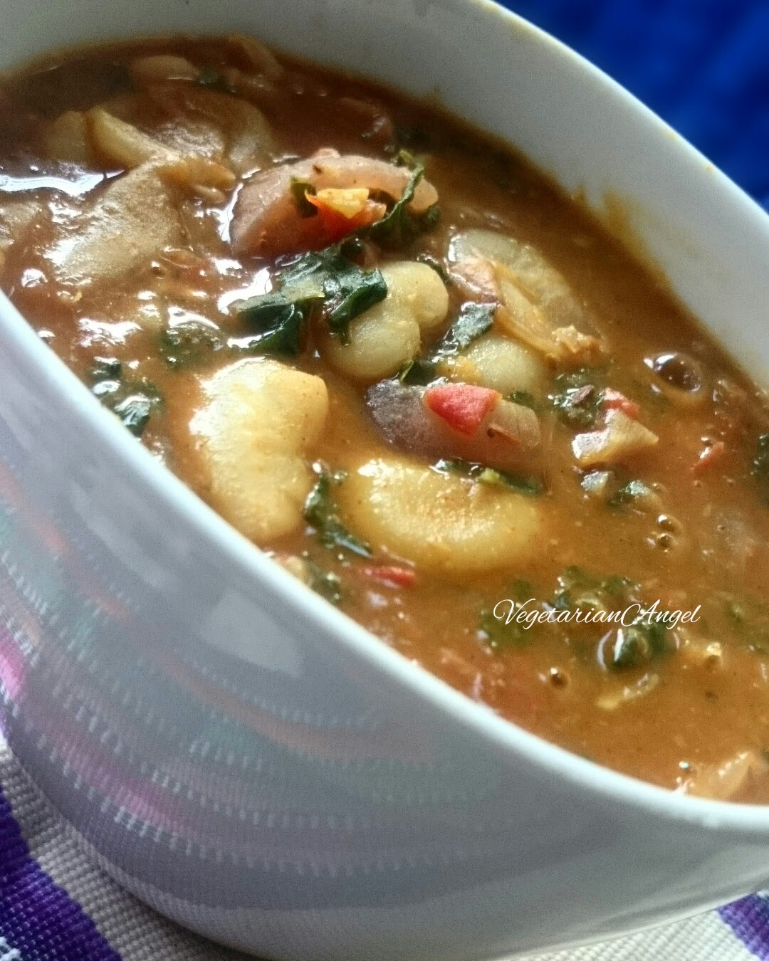 Soupy Lima Beans Curry