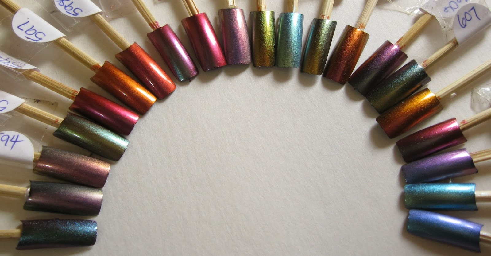 Polish and Pigments: Solar Color Dust Swatches Part 1