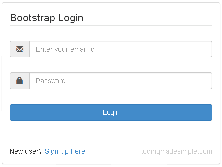 simple-bootstrap-login-form-example