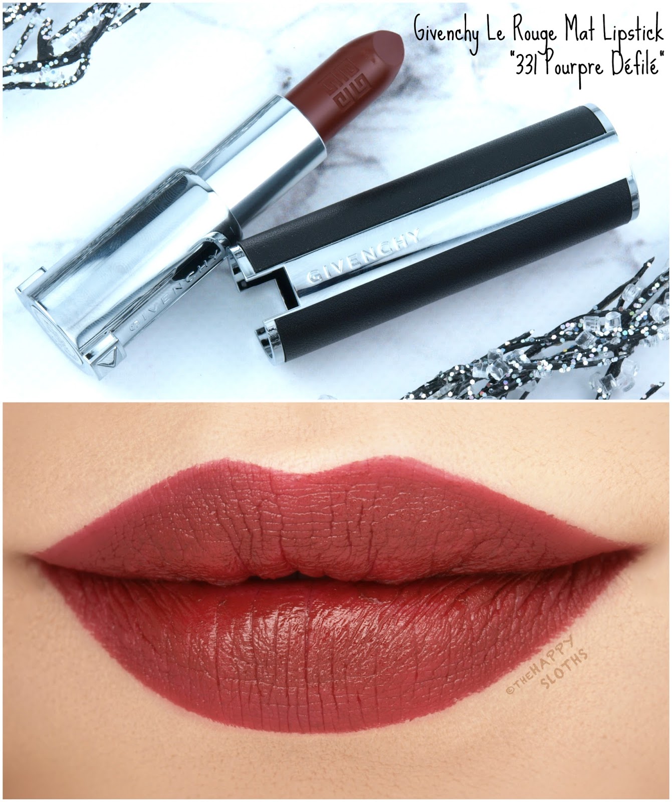 Givenchy NEW Le Rouge Mat Lipstick & Gloss Interdit Vinyl Review and