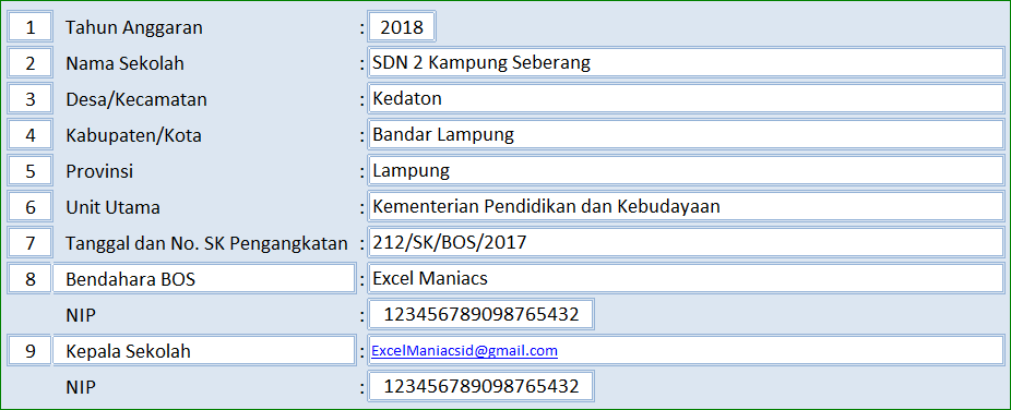 Aplikasi Excel Bku Bos Excelmaniacs