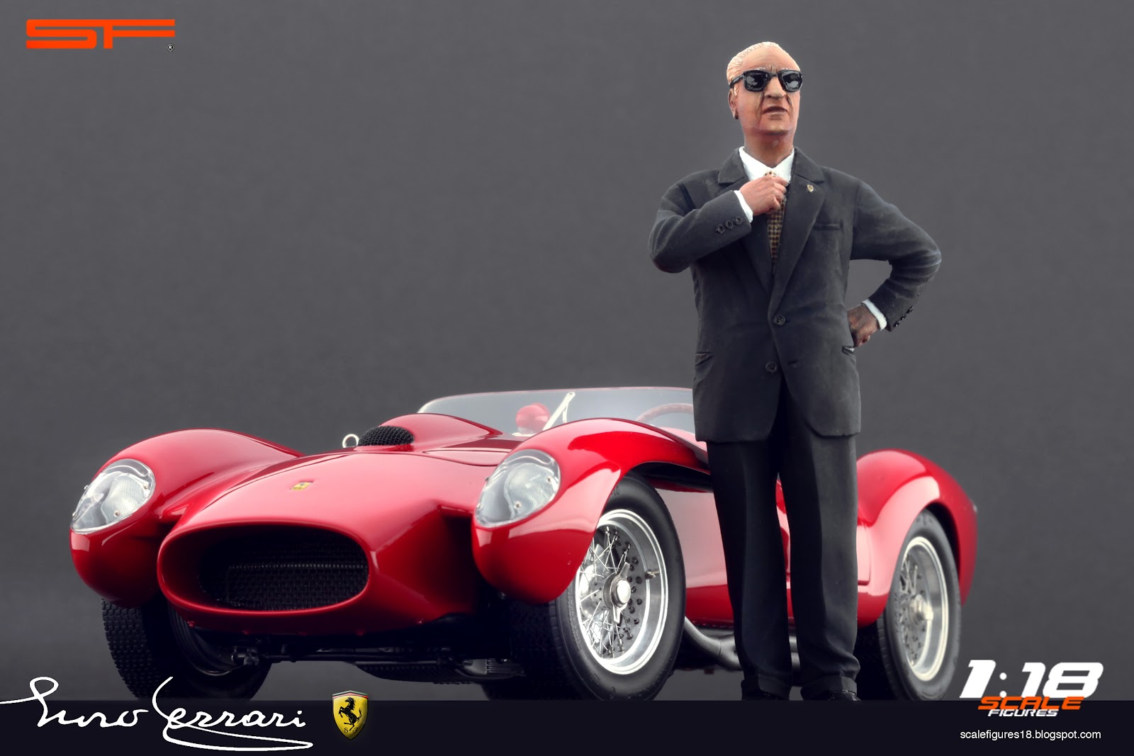 Enzo Model ScaleFigures: Enzo Ferrari 1:18. New release!