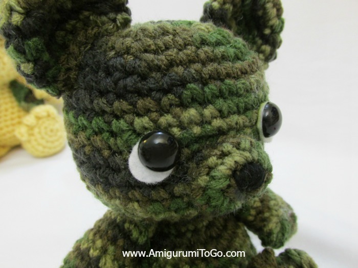 Tricoté Ours Amigurumi Toy Handmade Crochet African fleur teddy bear 