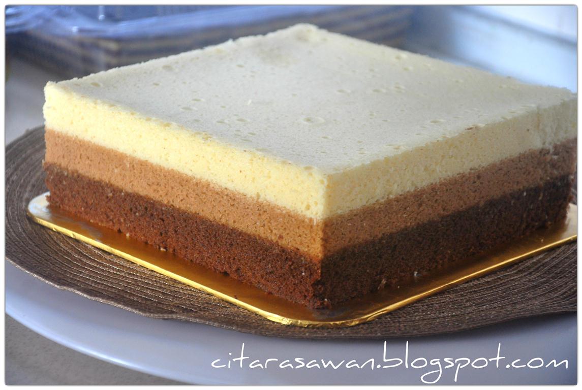 Kek Kukus Coklat Mocha Putih Telur ~ Blog Kakwan