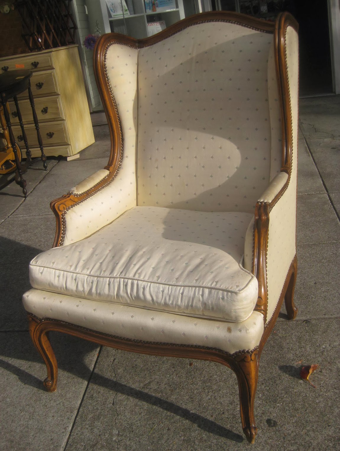 UHURU FURNITURE & COLLECTIBLES: SOLD - Wingback Chair - $35