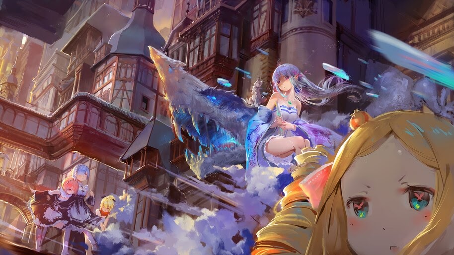Re:Zero, Anime, Characters, 4K, #4.2702