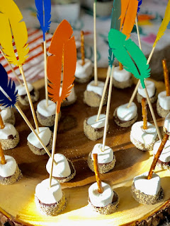Tom tom drum marshmallows Indian tribal baby shower food, Tom tom drums made with marshmallows